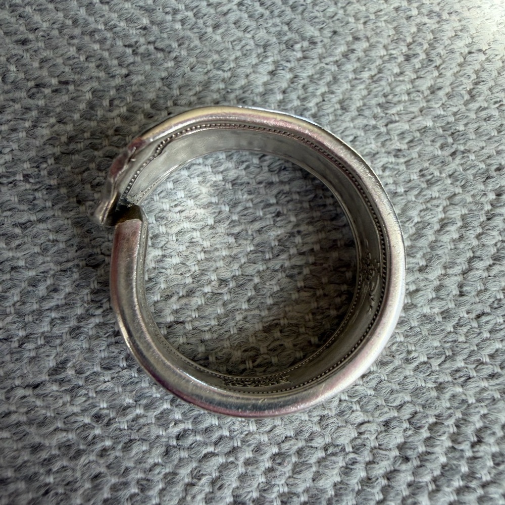 Elegant Silver Spoon Ring - Picture 8 of 14